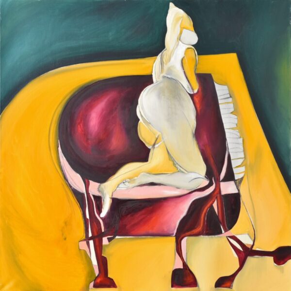 ‘The Piano’ 2010 Oil on canvas (107cm x 107cm) | Carmel Jenkin