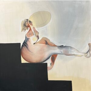 'I Cant Escape' 2009 Oil on canvas (101.6cm x 101.6cm) | Carmel Jenkin